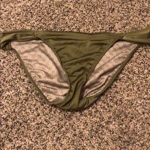 Green VS swimsuit bottoms